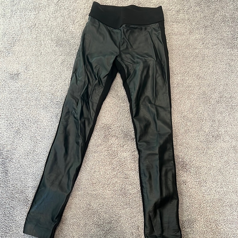 Club Monaco faux leather leggings